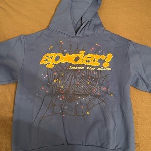 TC Blue Sp5der Hoodie
